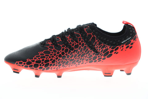 Puma EvoPower Vigor 2 Graphic FG Mens Black Low Top Athletic Soccer Cleats Shoes