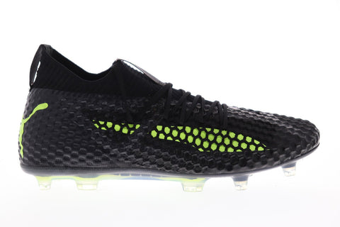 Puma Future 18.1 Netfit Fg Ag Mens Black Mesh & Synthetic Soccer Cleats Shoes