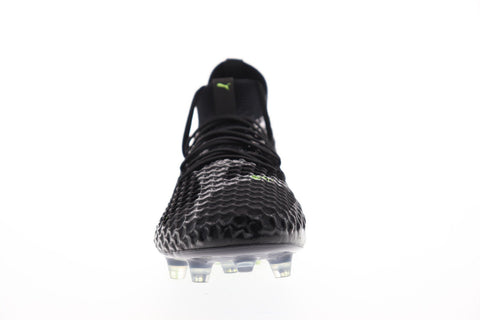Puma Future 18.1 Netfit Fg Ag Mens Black Mesh & Synthetic Soccer Cleats Shoes