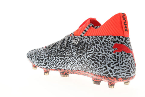 Puma Future 18.1 Netfit Textfg Ag Mens Black Athletic Soccer Cleats Shoes