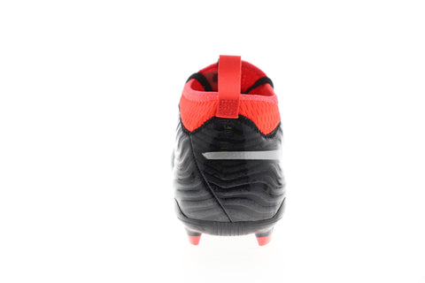 Puma One 18.3 FG 10453801 Mens Black Leather Athletic Soccer Cleats Shoes