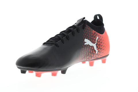 Puma Evoknit FTB FG 10454601 Mens Black Low Top Athletic Soccer Cleats Shoes