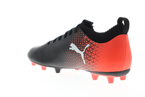 Puma Evoknit FTB FG 10454601 Mens Black Low Top Athletic Soccer Cleats Shoes