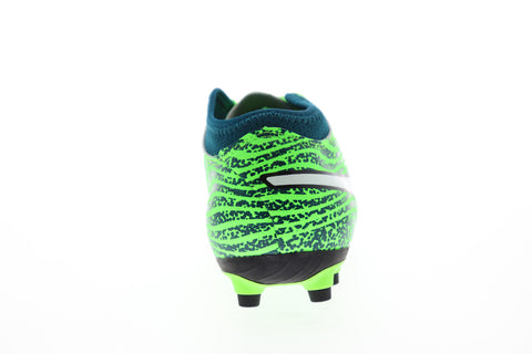 Puma One 18.4 FG 10455604 Mens Green Low Top Athletic Soccer Cleats Shoes