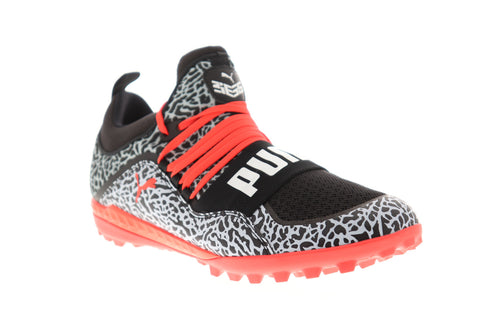 Puma 365.18 Ignite Texture ST 10468801 Mens Black Athletic Soccer Cleats Shoes