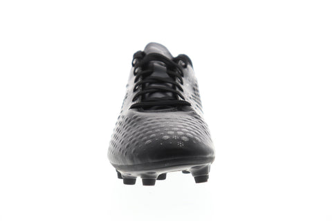 Puma One 4 FG 10474902 Mens Black Low Top Lace Up Athletic Soccer Cleats Shoes