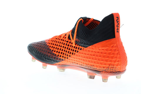 Puma Future 2.1 Netfit FG AG481202 Mens Orange Athletic Soccer Cleats Shoes