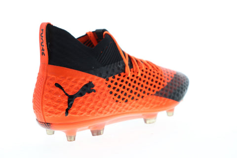 Puma Future 2.1 Netfit FG AG481202 Mens Orange Athletic Soccer Cleats Shoes