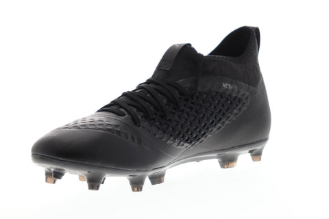 Puma Future 2.3 Netfit Fg Ag Mens Black Synthetic Athletic Soccer Cleats