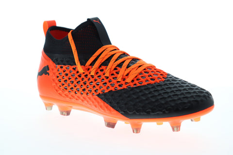 Puma Future 2.2 Netfit FG AG 10483002 Mens Black Athletic Soccer Cleats Shoes