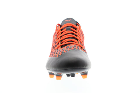 Puma Future 2.4 FG AG 10483902 Mens Orange Black Athletic Soccer Cleats Shoes