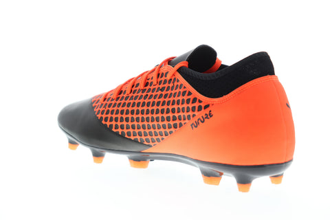 Puma Future 2.4 FG AG 10483902 Mens Orange Black Athletic Soccer Cleats Shoes