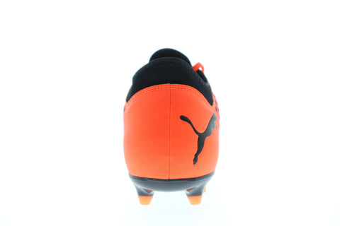Puma Future 2.4 FG AG 10483902 Mens Orange Black Athletic Soccer Cleats Shoes