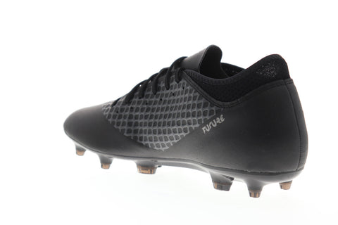 Puma Future 2.4 FG AG 10483903 Mens Black Low Top Athletic Soccer Cleats Shoes