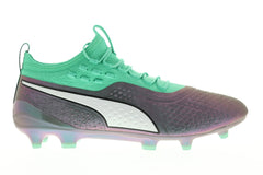 Puma One 1 IL Fg Ag Mens Purple Synthetic Athletic Soccer Cleats Shoes