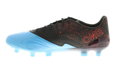 Puma One 19.1 Cc FG AG 10548201 Mens Black Low Top Athletic Soccer Cleats Shoes