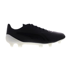 Puma One 19.1 CC FG AG 10548202 Mens Black Low Top Athletic Soccer Cleats Shoes