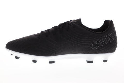 Puma One 19.4 FG AG 10549202 Mens Black Low Top Athletic Soccer Cleats Shoes