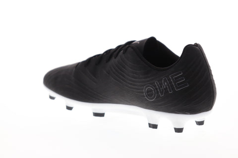 Puma One 19.4 FG AG 10549202 Mens Black Low Top Athletic Soccer Cleats Shoes