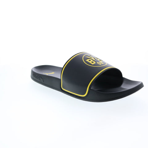 Puma Leadcat 2.0 BVB 10684601 Mens Black Synthetic Slides Sandals Shoes