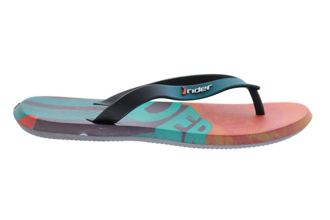Rider R1 Energym 10719-2213 Mens Green Synthetic Flip-Flops Sandals Shoes