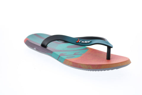 Rider R1 Energym 10719-2213 Mens Green Synthetic Flip-Flops Sandals Shoes