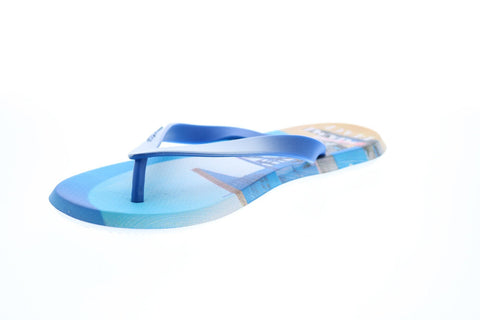 Rider R1 Energym 10719-21327 Mens Blue Synthetic Flip-Flops Sandals Shoes