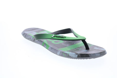 Rider R1 Energym 10719-23208 Mens Green Synthetic Flip-Flops Sandals Shoes