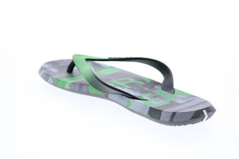 Rider R1 Energym 10719-23208 Mens Green Synthetic Flip-Flops Sandals Shoes