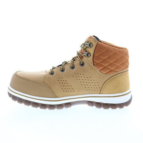 Skechers Mccoll Composite Toe 108004 Womens Brown Nubuck Lace Up Work Boots