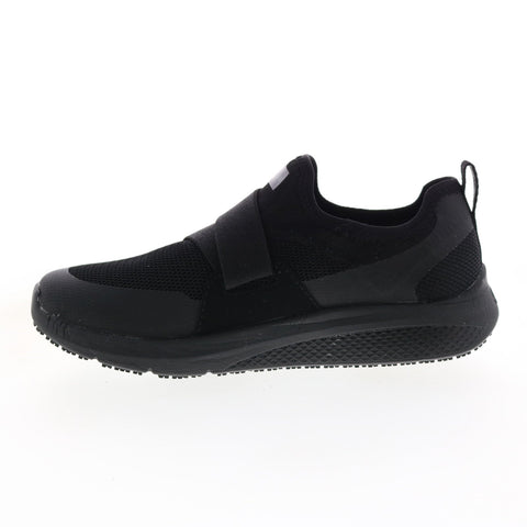 Skechers Work Elloree SR 108008 Womens Black Canvas Athletic Work Shoes