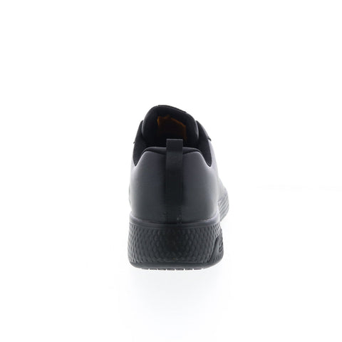 Skechers Marsing Gmina 108010 Womens Black Leather Athletic Work Shoes