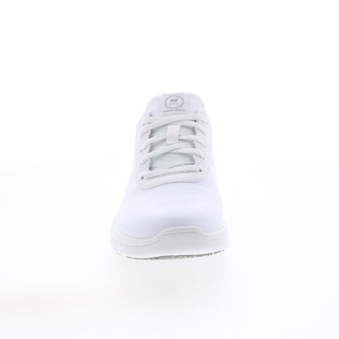 Skechers Marsing Gmina 108010 Womens White Leather Athletic Work Shoes