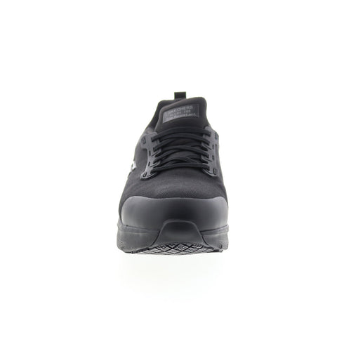 Skechers Work Arch Fit Slip R Evzan 108057 Womens Black Athletic Work Shoes