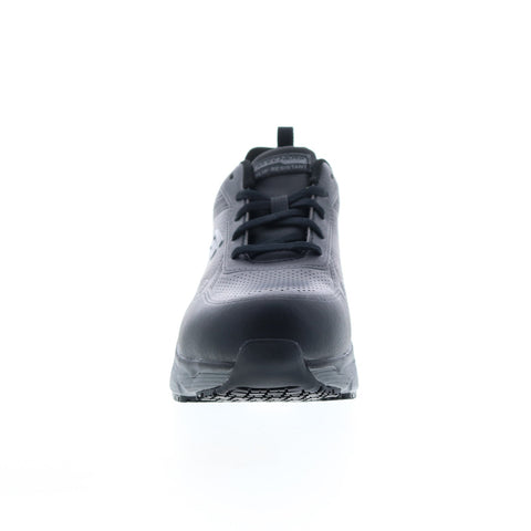 Skechers Work Max Cushioning Elite Slip Resistant Ralip Womens Black Work Shoes