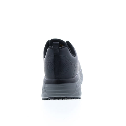 Skechers Work Max Cushioning Elite Slip Resistant Ralip Womens Black Work Shoes