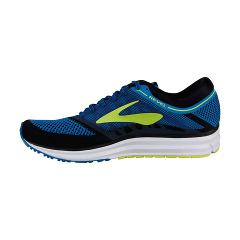 Brooks Revel 1102601D433 Mens Blue Mesh Lace Up Athletic Gym Running Shoes