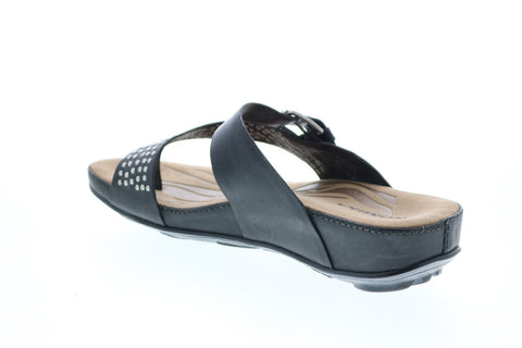Romika Fidschi 34 Stud Thong Womens Black Flip-Flops Sandals Shoes