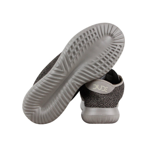 Hey Dude Chase 111741800 Mens Gray Canvas Casual Lace Up Low Top Sneakers Shoes