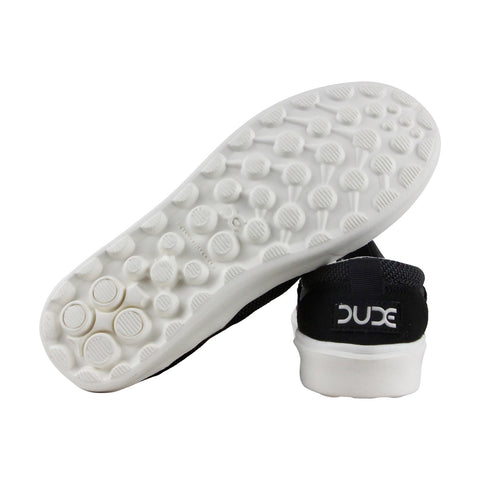 Hey Dude Flip Slip On 11214900 Mens Black Canvas Lifestyle Sneakers Shoes