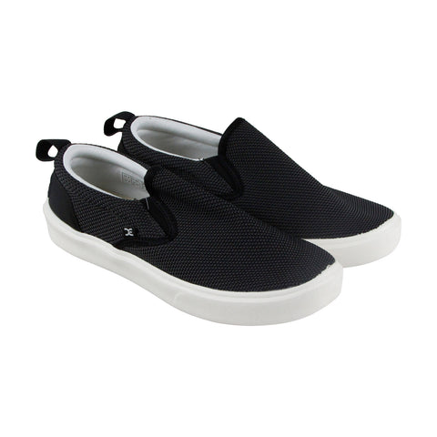 Hey Dude Flip Slip On 11214900 Mens Black Canvas Lifestyle Sneakers Shoes