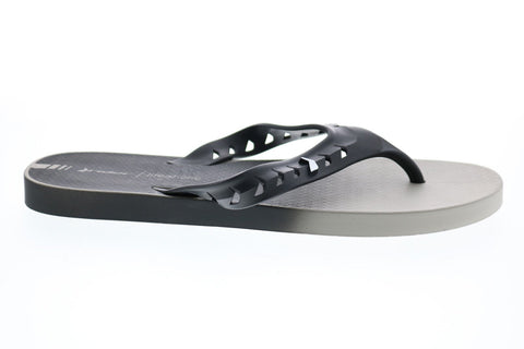 Rider Shape Flow 11229-24490 Mens Black Synthetic Flip-Flops Sandals Shoes