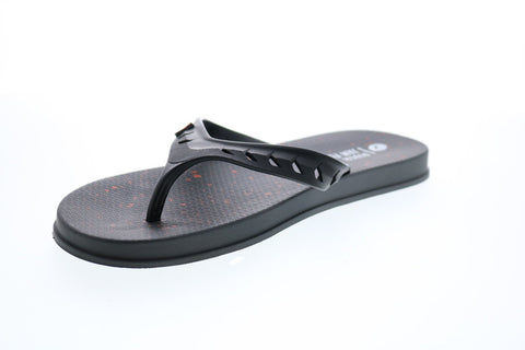 Rider Jam Flow 11386-20957 Mens Black Synthetic Flip-Flops Sandals Shoes