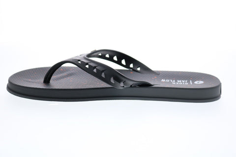 Rider Jam Flow 11386-20957 Mens Black Synthetic Flip-Flops Sandals Shoes