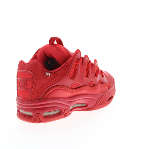 Osiris D3 2001 1141 2252 Mens Red Synthetic Skate Inspired Sneakers Shoes