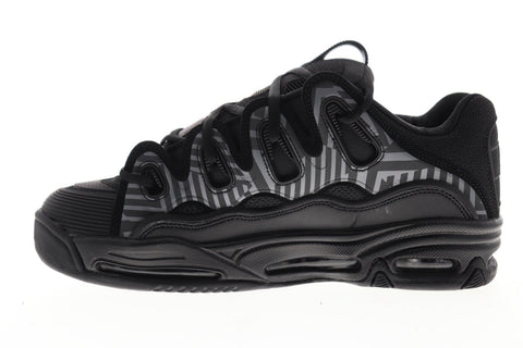 Osiris D3 2001 Mens Black Synthetic Mesh Athletic Lace Up Skate Shoes