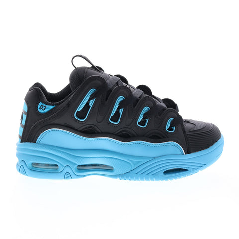 Osiris D3 2001 1141 1242 Mens Black Synthetic Lace Up Skate Sneakers Shoes