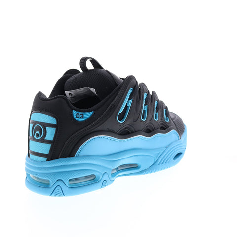 Osiris D3 2001 1141 1242 Mens Black Synthetic Lace Up Skate Sneakers Shoes