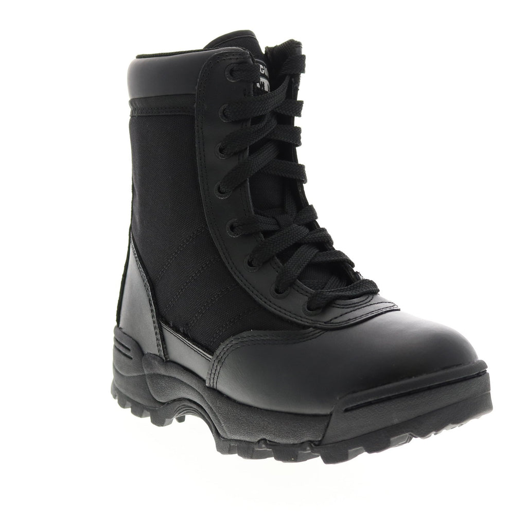 Original Swat Classic 9 Side Zip 115201 Mens Black Leather Tactical