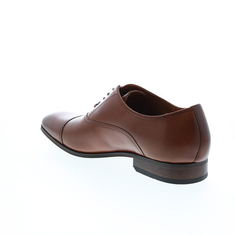 Florsheim Carino 11592-232 Mens Brown Leather Oxfords & Lace Ups Cap Toe Shoes